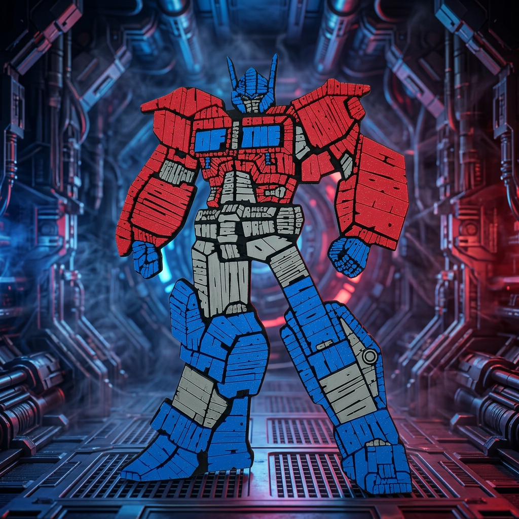 Optimus Prime - Caligrama