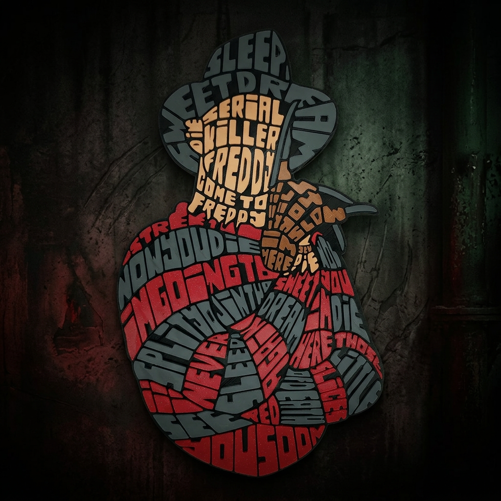 Freddy Krueger - Caligrama
