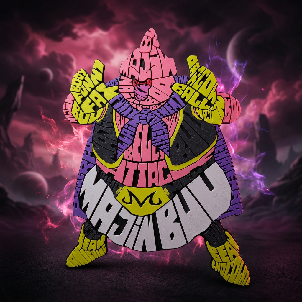Majin Buu - Caligrama