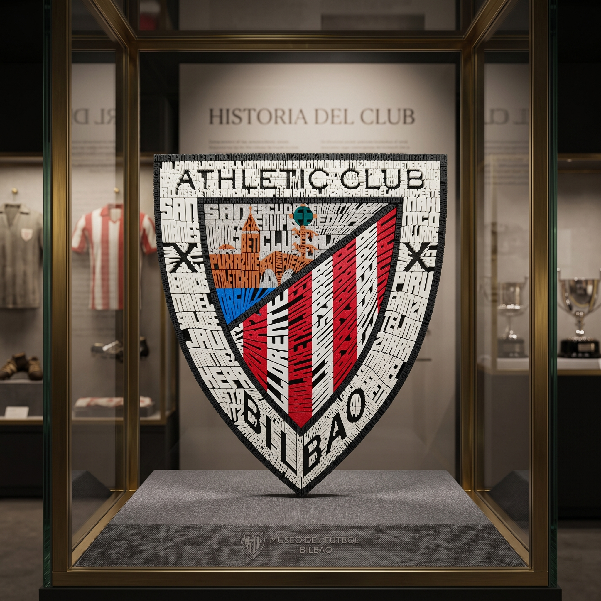Escudo Athletic Club Bilbao - Caligrama