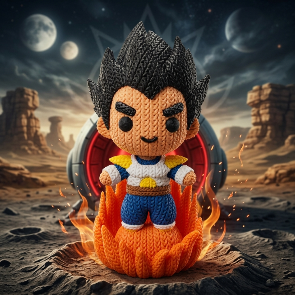 Vegeta - Dragon Ball - Estilo Ceochet