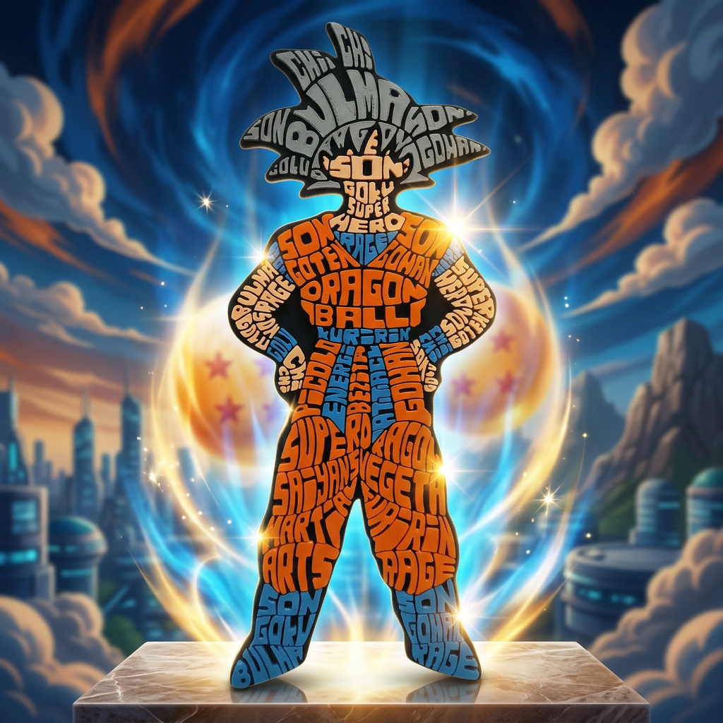 Goku - Caligrama