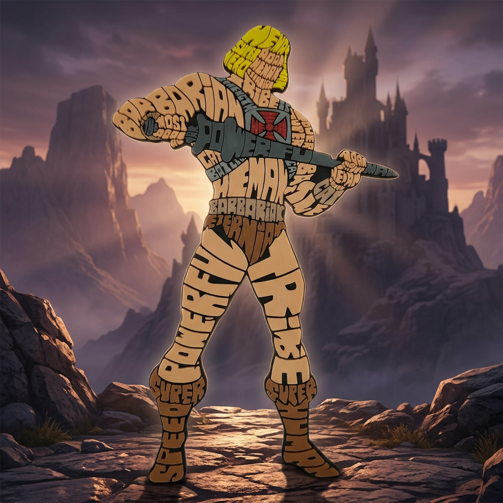 He-Man - Caligrama