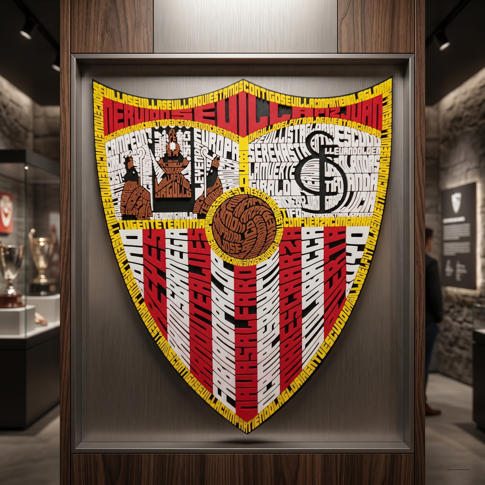 Escudo Sevilla FC - Caligrama