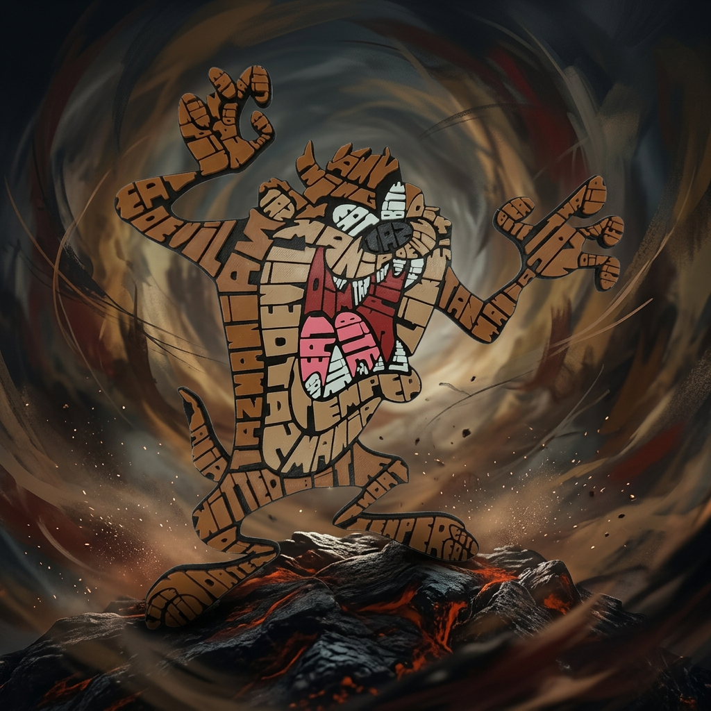 Taz - Caligrama